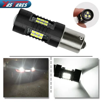

1pcs P21W LED 1156 BA15S LED Bulbs Car Lights 1200Lm Turn Signal Reverse Brake Light R5W 3030 LEDs 12V 24V Automobiles Lamp D040