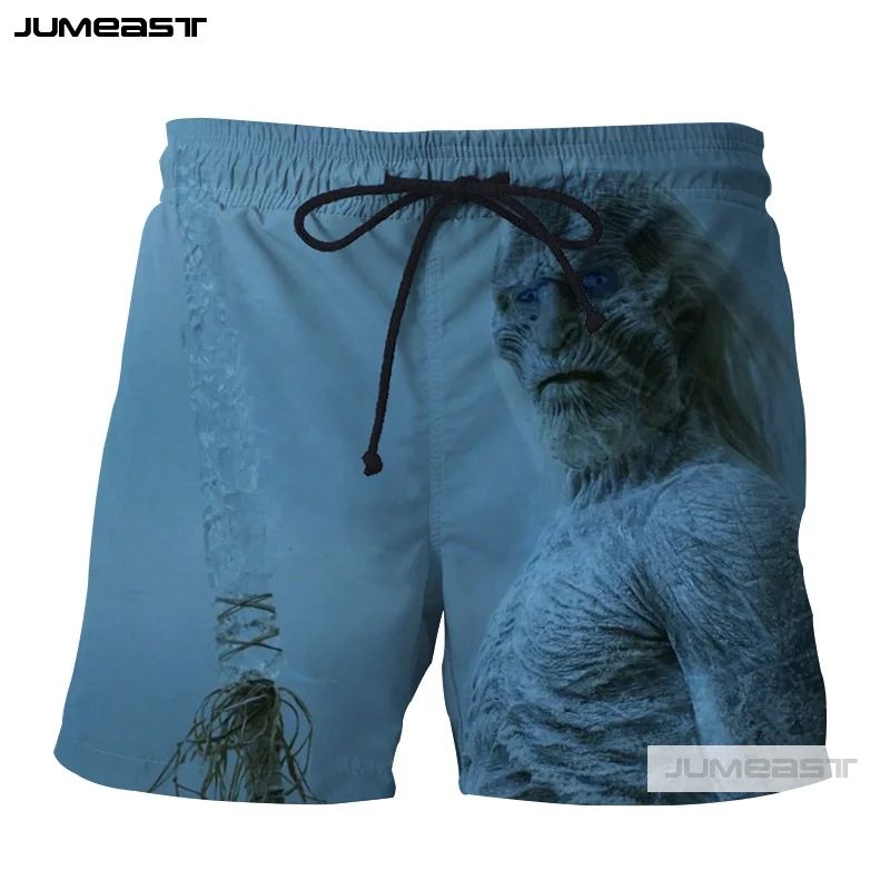Jumeast модные 3D печатные популярные ТВ Игры престолов Короткие штаны повседневные крутые мужские/женские свободные размеры Короткие Новинка доска шорты