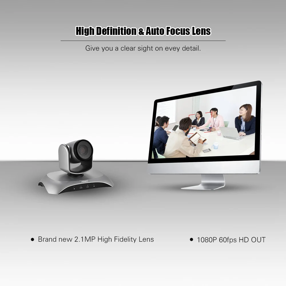 Aibecy 1080P 60fps камера для видеоконференции HD OUT 10X оптический зум Автофокус автоматическое сканирование Plug-N-Play дистанционное управление для работы