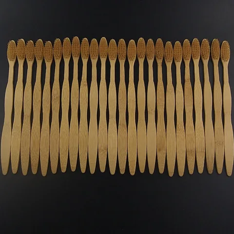 Macio de Cerdas Escova de Bambu Escova de Dentes Raspador de Língua Perfeito Atacado Peças – Lote Eco Friendly Macias Oral Care Dr. 50