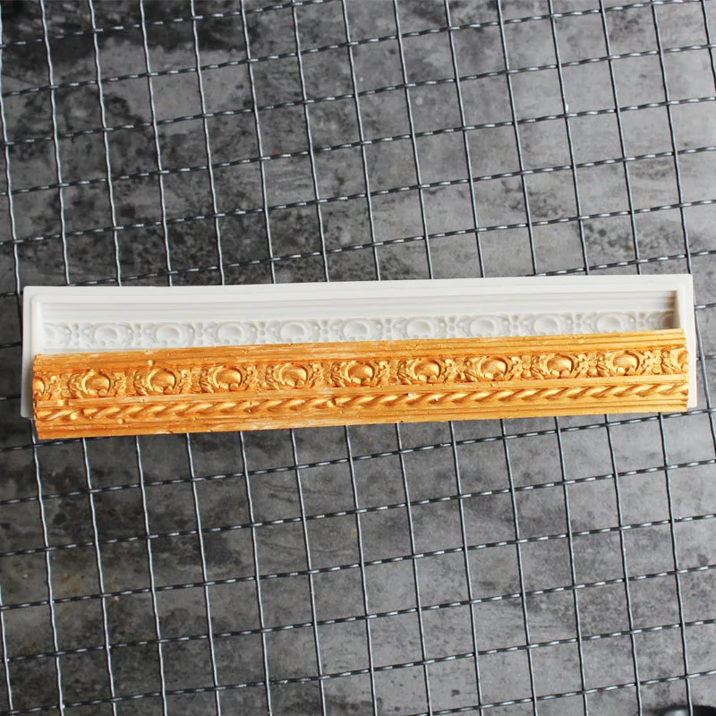 

European style home shape embossed road shape silicone mold cake mold fondant cake decoration tool mold silicone candy chocoe mo