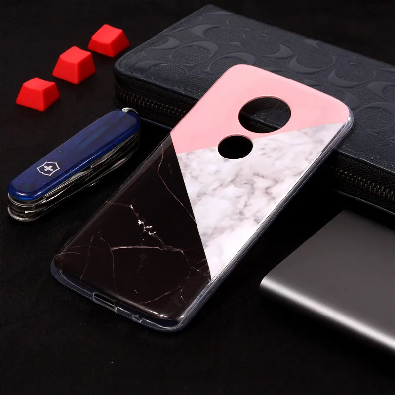 Painting Marble Soft Silicone Phone Back Cover Case For MOTO E4 E4Plus EU G6 G6Plus X4 2017 E5Plus Z3Play G6Play E5Play Bag Case (23)