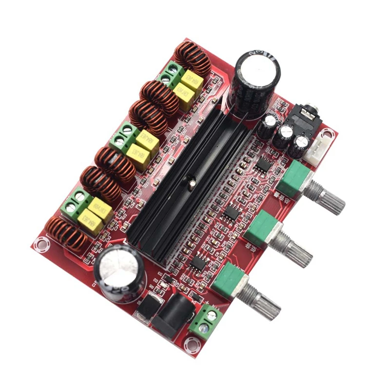 Профессиональная практичная плата-усилитель Tpa3116D2 2,1 цифровой аудио усилитель плата 80Wx2+ 100 Вт Мощность сабвуфера 12~ 24 В