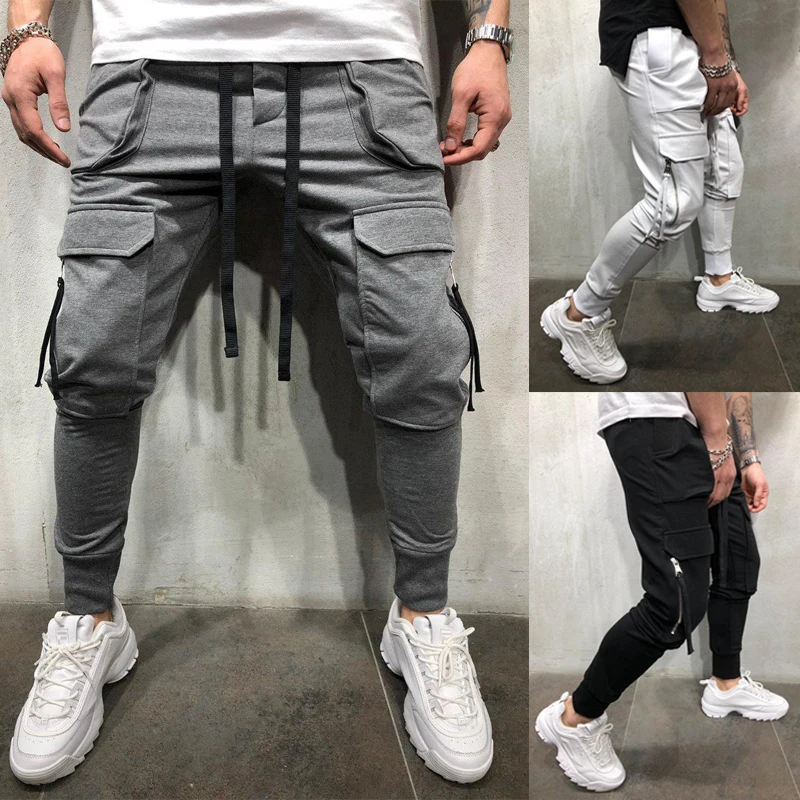 longer length mens jogging bottoms