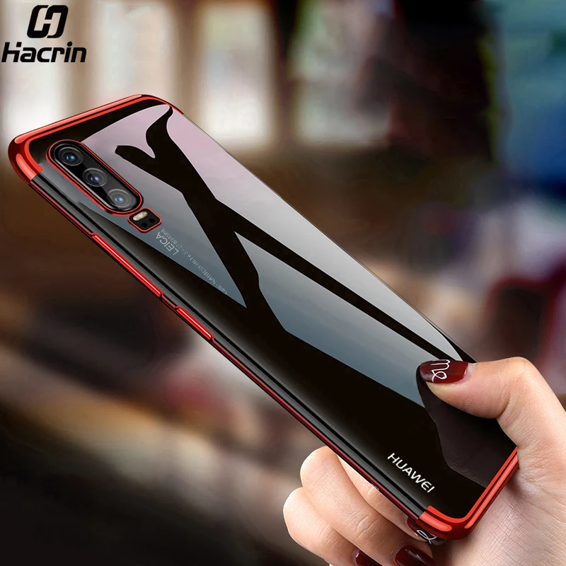 

For Huawei Mate 30 Pro Case Clear Transparent Plating Case Soft Silicone Cover Phone Case for Huawei Mate 30 P20 Lite P30 Pro