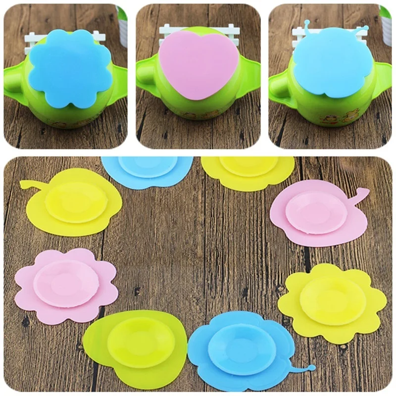 

Multifunctional Child Baby Magic Tableware Non-slip Bowl Suction Pad Baby Plate Kids Tableware Sucker Bowl Silicon Pads