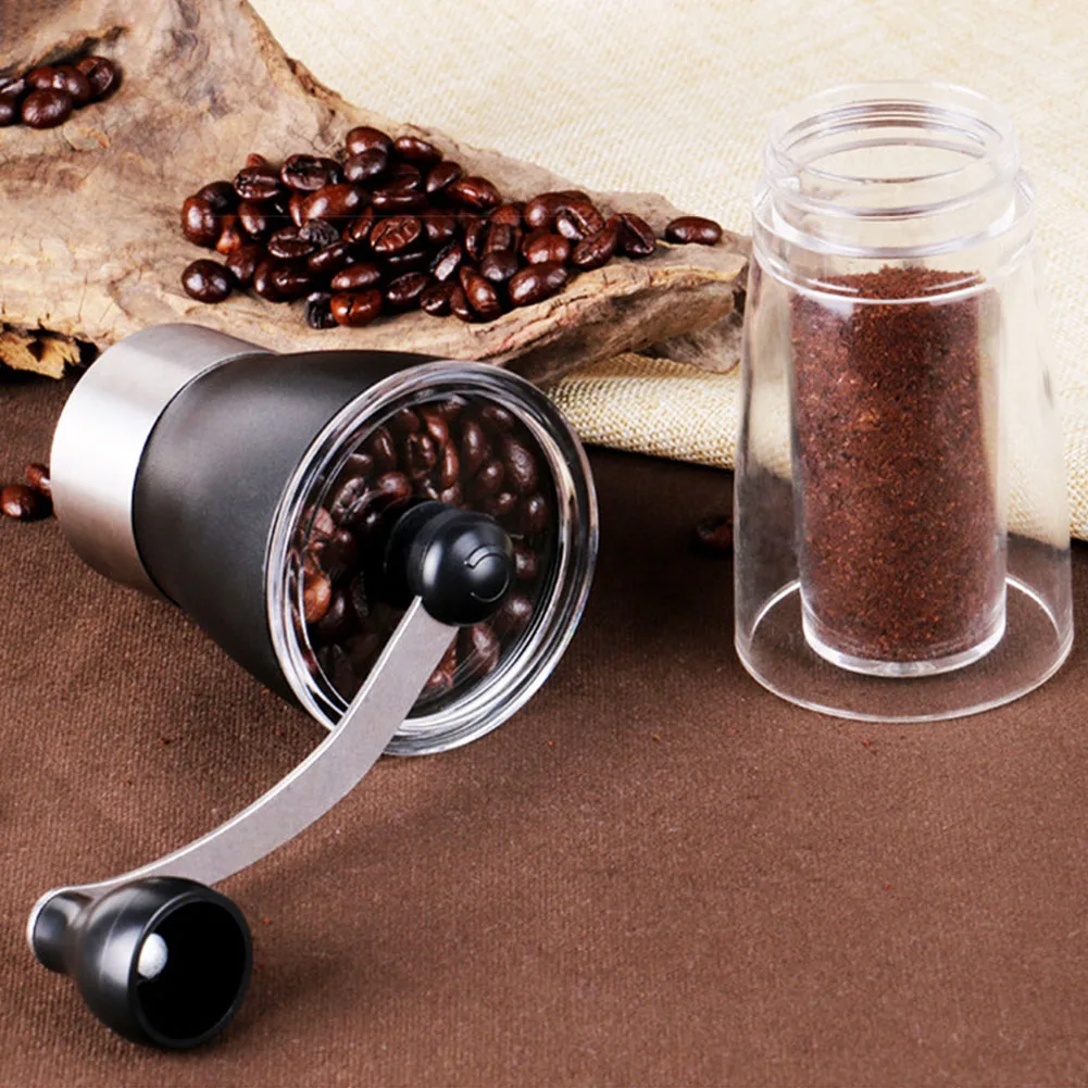 

Easy Clean Bean Office Fine Conical Ceramic Coffee Grinder Manual Travel Portable Mill Washable Space Saving Home