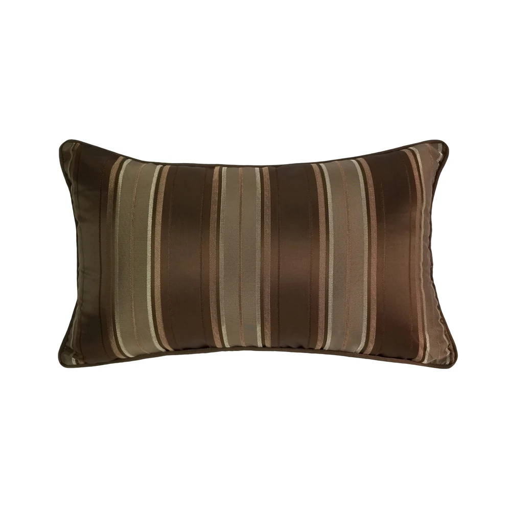 Современные шоколадные полосы талии наволочка 30x50 см домашний деко диван-кресло поясничная подушка для гостинной крышка продать по частям