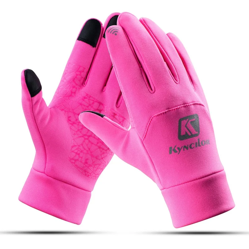 Мужские женские лыжные перчатки водостойкие флисовые велосипедные перчатки ветрозащитные термостойкие сенсорный экран наружные спортивные велосипедные сноубордические перчатки
