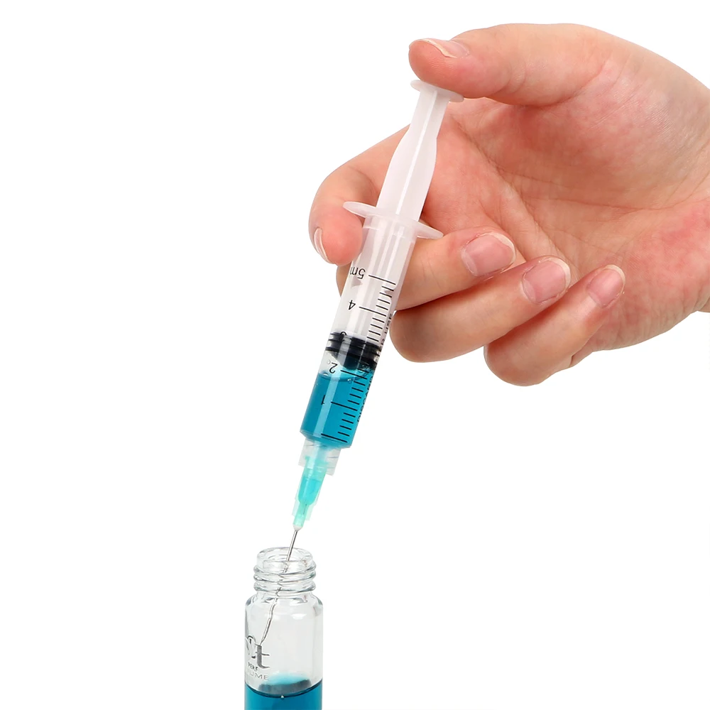 

LEEPEE Disposable Plastic Syringe 5ml Essential OilPerfume Syringe Car-styling for Car Perfume Seat Hanging Decoration