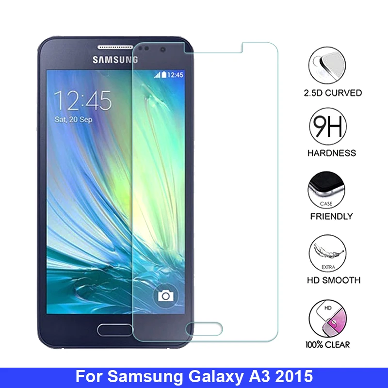 2 шт протектор экрана для Samsung Galaxy A3 2015 закаленное стекло A300 стеклянная пленка Vidro |