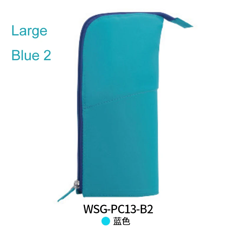 KOKUYO пенал держатель пенал двойной применение ткань ручка мешок японский канцелярский ручка сумка многофункциональный держатель NEO CRITZ-R - Цвет: Large Blue2