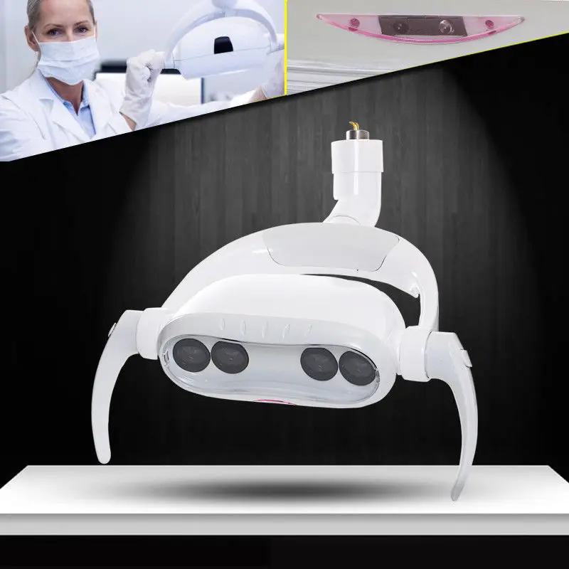 

1set Dental LED Oral Light Lamp For Dental Unit Chair Ceiling Type Oral Light Joint 22mm Dental Clinic Dentistry Lamp 4 Bulb
