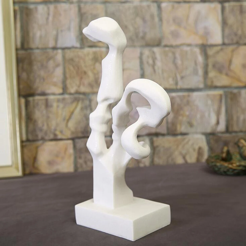

Abstract Lovers Statue Figurines Home Decoration Sandstone Novelty Households Wedding Lovers Gift Sandstone Craft