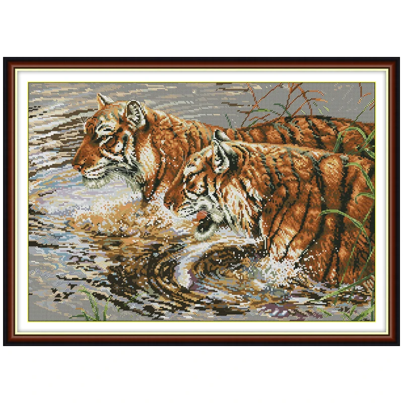 Buy Tigers Patterns Counted Cross Stitch