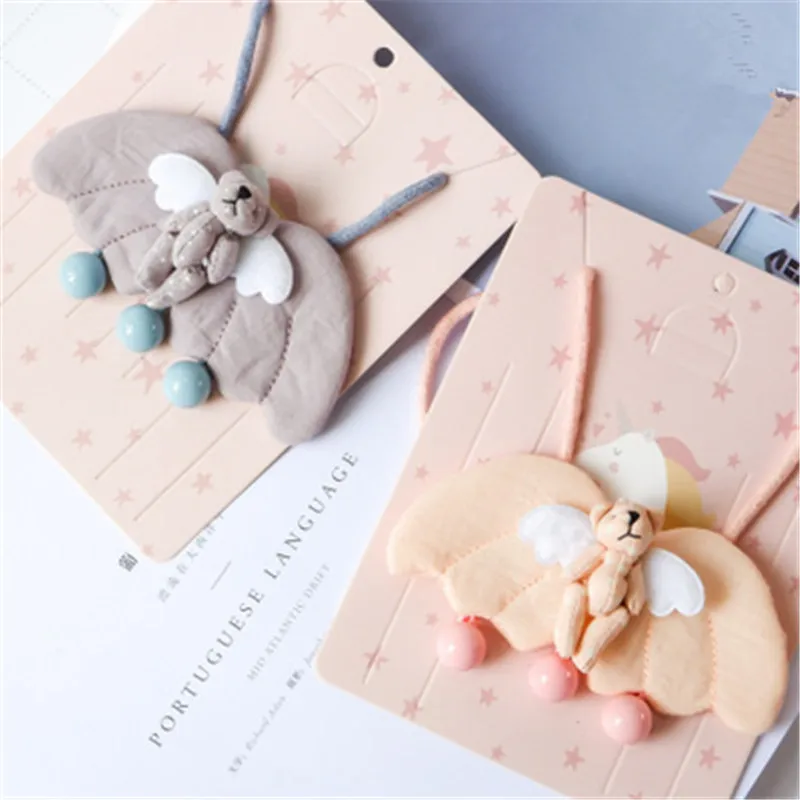 

Korean Handmade Cute Cartoon Fabric Angle Wings Bear Princess Kids Children Girl Necklace Apparel Accessories-HZPRCGNL055F