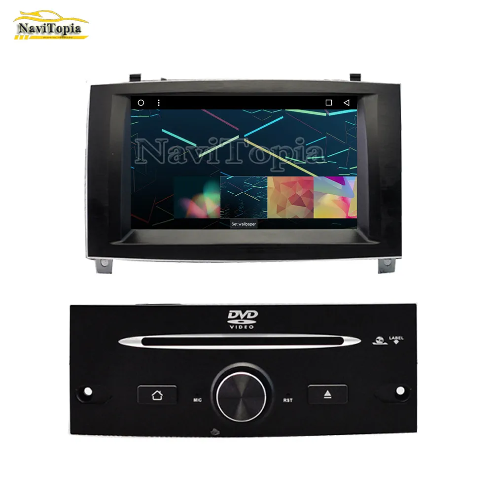 Clearance NAVITOPIA 7inch 2G RAM 32G ROM Octa Core Android 8.1 Car GPS Navigation for Peugeot 407 2004 2005 2006 2007-2010 2