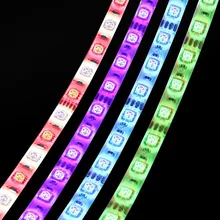 5050 Светодиодная лента RGB ленточный светильник водонепроницаемый 220 В к DC 12 В 5 м 300 Светодиодная лента гибкий светильник s неоновая лента теплый белый/синий/RGBW