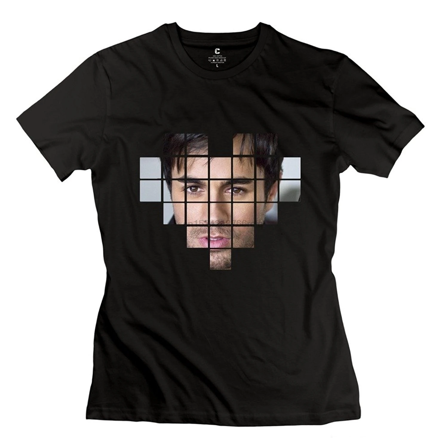 Cccstore Женская Энрике футболка с изображением Иглесиаса |