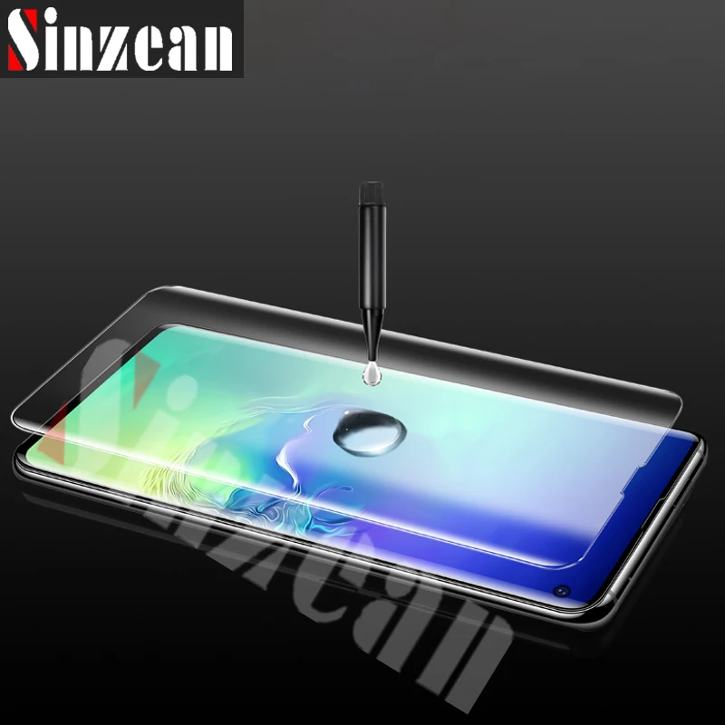 260 шт 3D полное покрытие стекло для Samsung S10 plus/S10 5G/S10E/Note 10 Pro UV Клей закаленное (версия