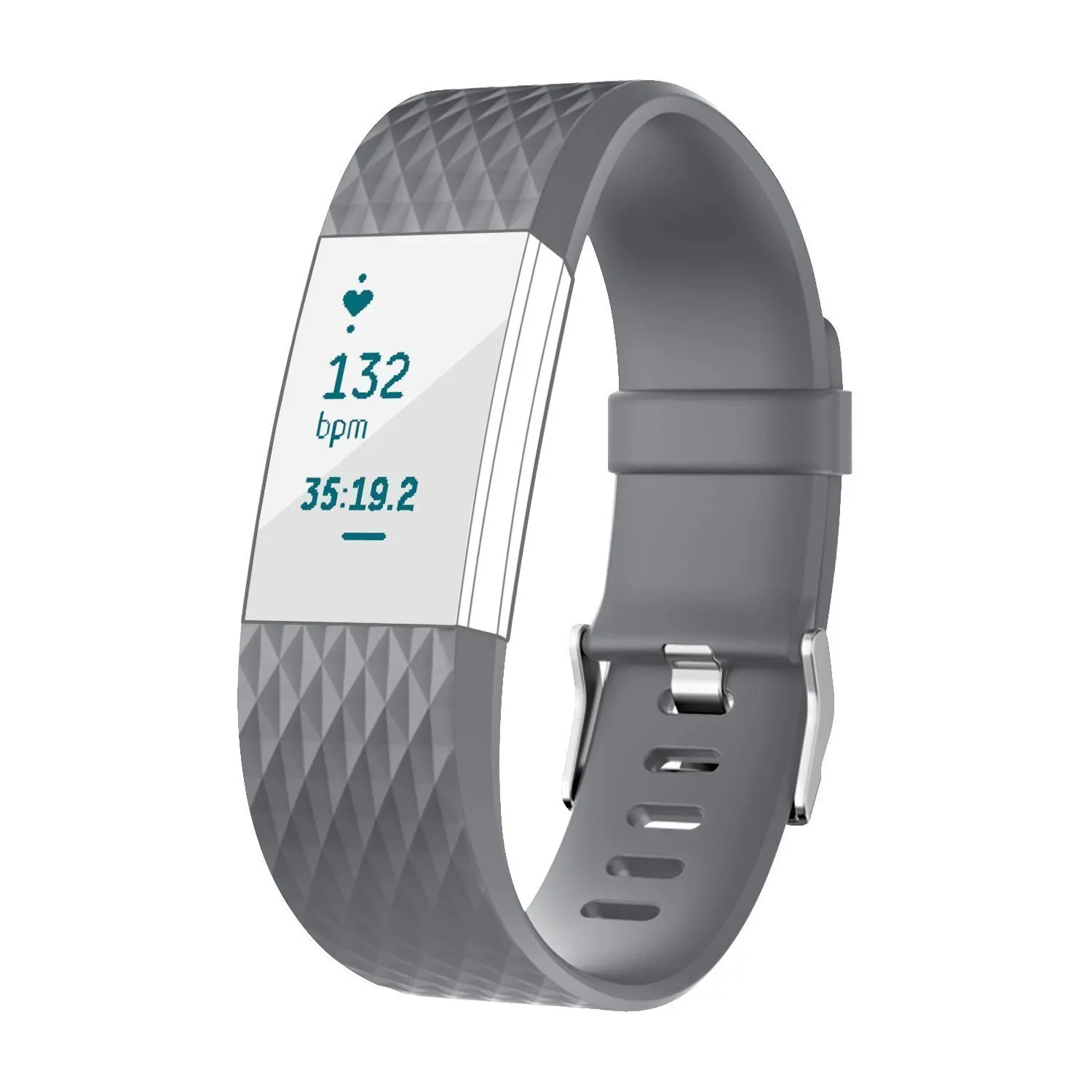 ZUCZUG для браслета FitBit Charge 2 запасной браслет ремешок для браслета FitBit Charge 2 браслет для FitBit Charge 2 аксессуары - Цвет: Серый