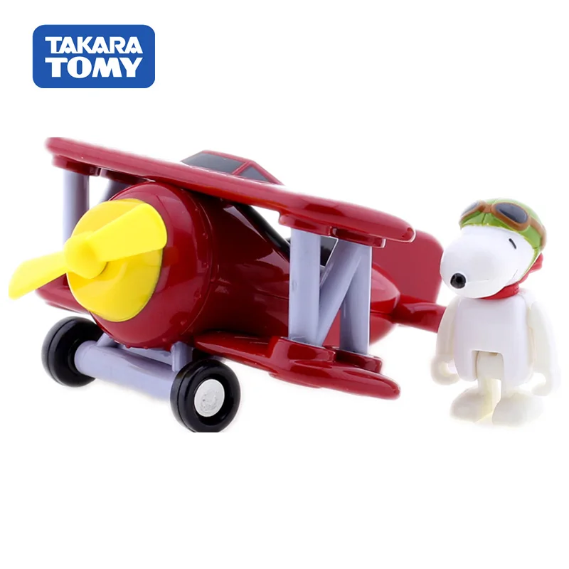 

Tomica Dream Ride On Snoopy Flyg Ace Airplane Takara Tomy Motors Vehicle Diecast Metal Model Gift Kids Toys