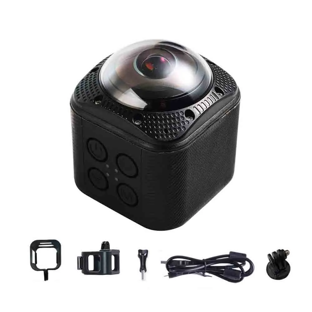 SOOCOO Cube360F Wifi 1080P Full HD 360 градусов панорамная камера 20 м Водонепроницаемая глубина