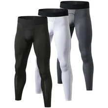 Новые спортивные брюки для фитнеса Hombre спортивные лосины для мужчин компрессия Бодибилдинг Pantalones Леггинсы для бега