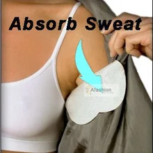 50 шт. впитывающие пот подушечки для подмышек Дезодорант подмышек антиперспирант мужские женские клейкие наклейки