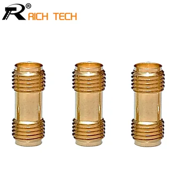

Golden Color High Quality RF Connector SMA Female to SMA Female For Two Way Radio SMA-F to SMA-F Antenna Adaptor 3pcs/lot