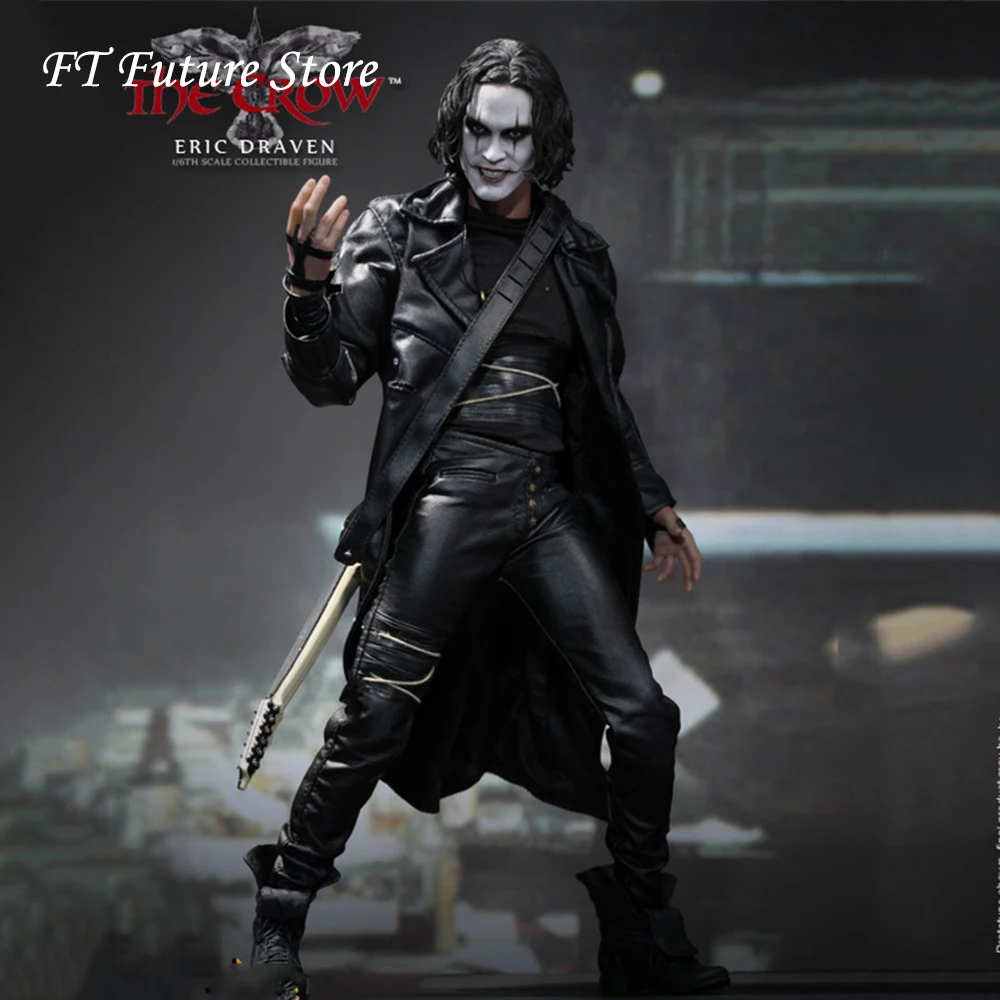 

Collectible Hot Toys MMS210 The Crow 1/6 Full Set Eric Draven Action Figure Toy Doll Toys Gift with Box Model for Fans Gifts