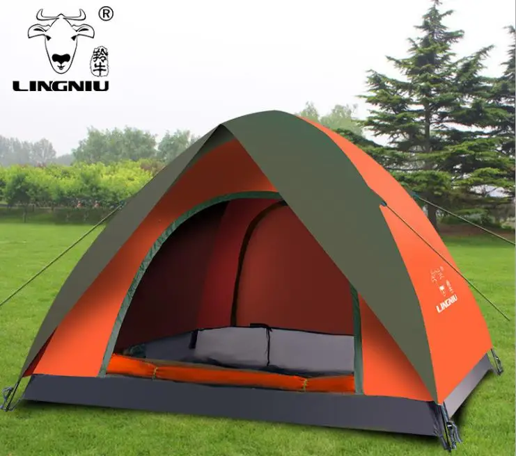 

Rainproof Beach Tent Wholesale Outdoor 3-4 People Automatic Double-Layer Camping Tent