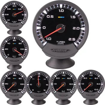 

60mm 2.5inch Auto Gauge 7 Colors Turbo Boost Volt Water Temp Oil Temp Oil Press RPM Turbo EGT A/F Ratio Fuel Gauge + Sensors 12V