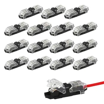 

15PCS H1 Type 1pin Scotch Lock Quick Splice Wire Connectors for Terminals Crimp Electrical Car Audio 24-18AWG Wire Set ST287