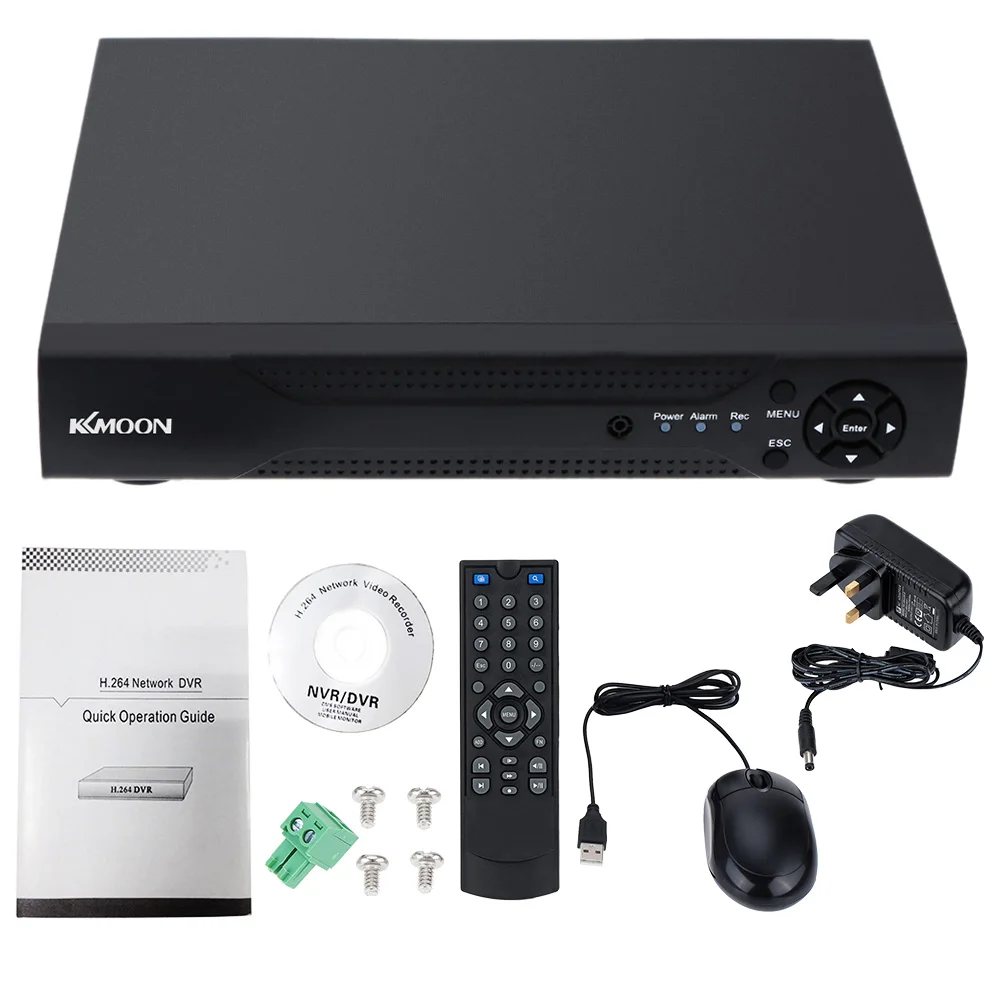 KKmoon 4CH AHD DVR рекордер 720P 960H сетевой видеорегистратор 4 канала H.264 CCTV 4CH DVR HVR NVR система P2P цифровой видеорегистратор