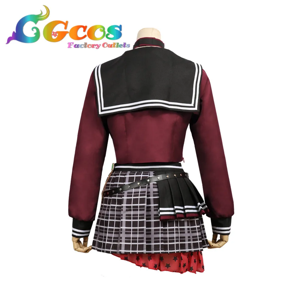 CGCOS Косплей Костюм BanG Dream! Afterglow Lost One Mitake Ran Платье Аниме Униформа Хэллоуин