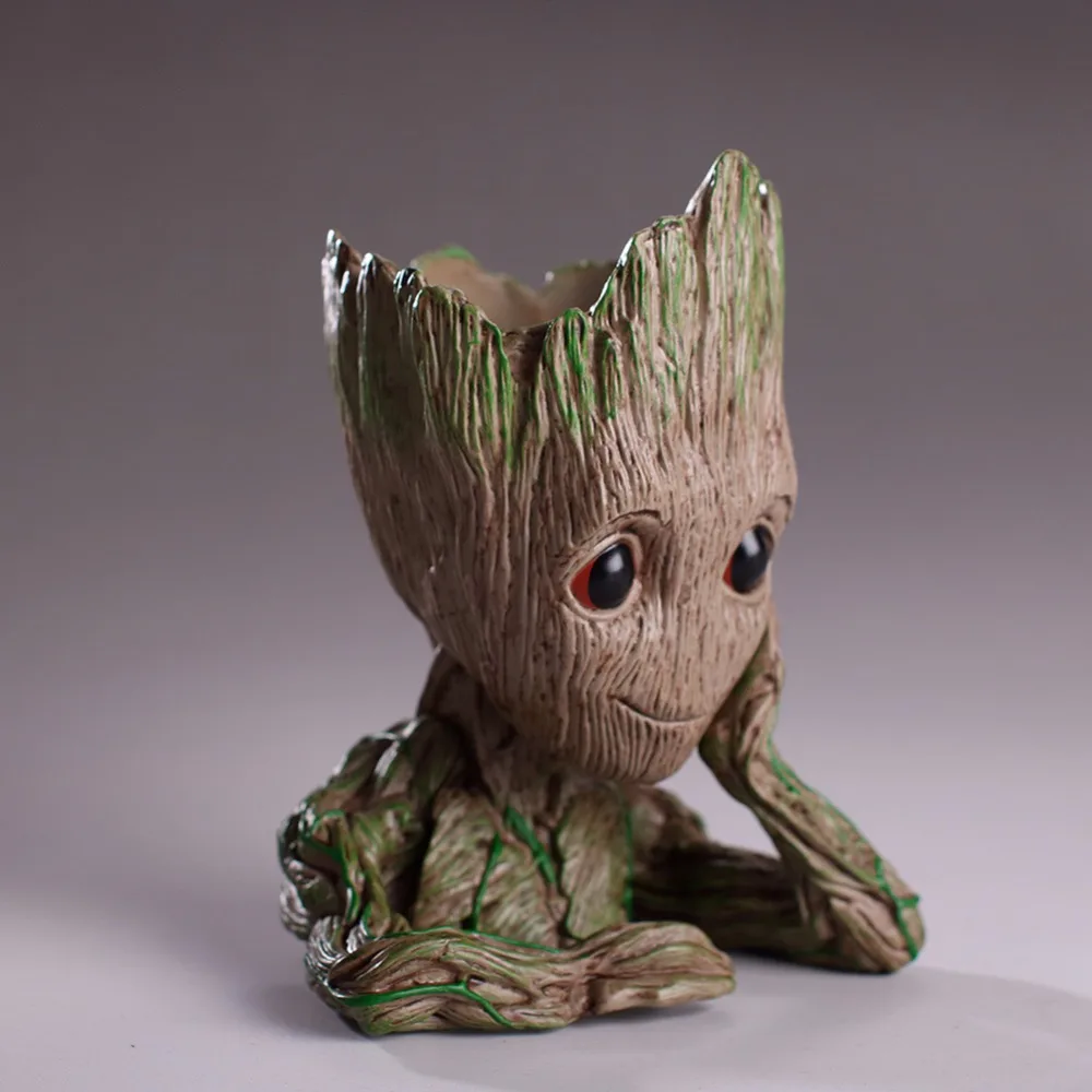 Baby Groot Flowerpot Flower Pot Planter Action Figures Guardians of The Galaxy Toy Tree Man Cute Model Toy Pen Pot Plant Pot Baby Groot Flowerpot Flower Pot Planter Action Figures Guardians of The Galaxy Toy Tree Man Cute Model Toy Pen Pot Plant Pot