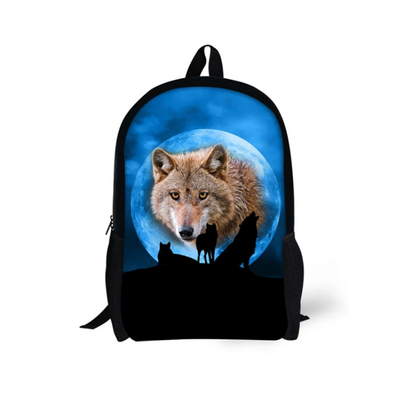 picture custom 3D photo print customized Europe and United States primary school bag men's shoulder bag campus creative backpack
