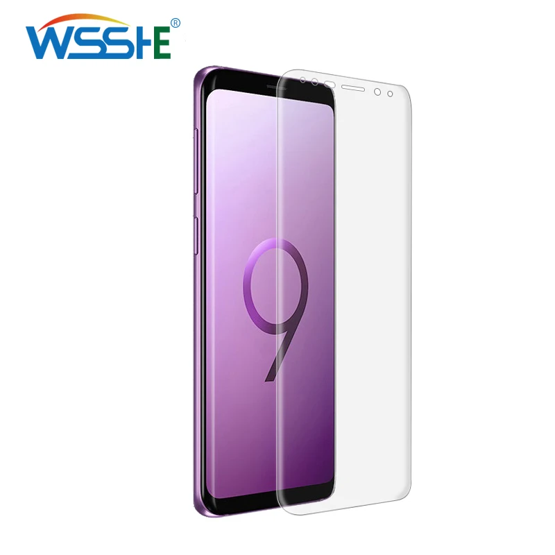 9H защита экрана S10 S9 для Samsung Galaxy Plus S7 Edge полноэкранная прозрачная Note 8 мягкий