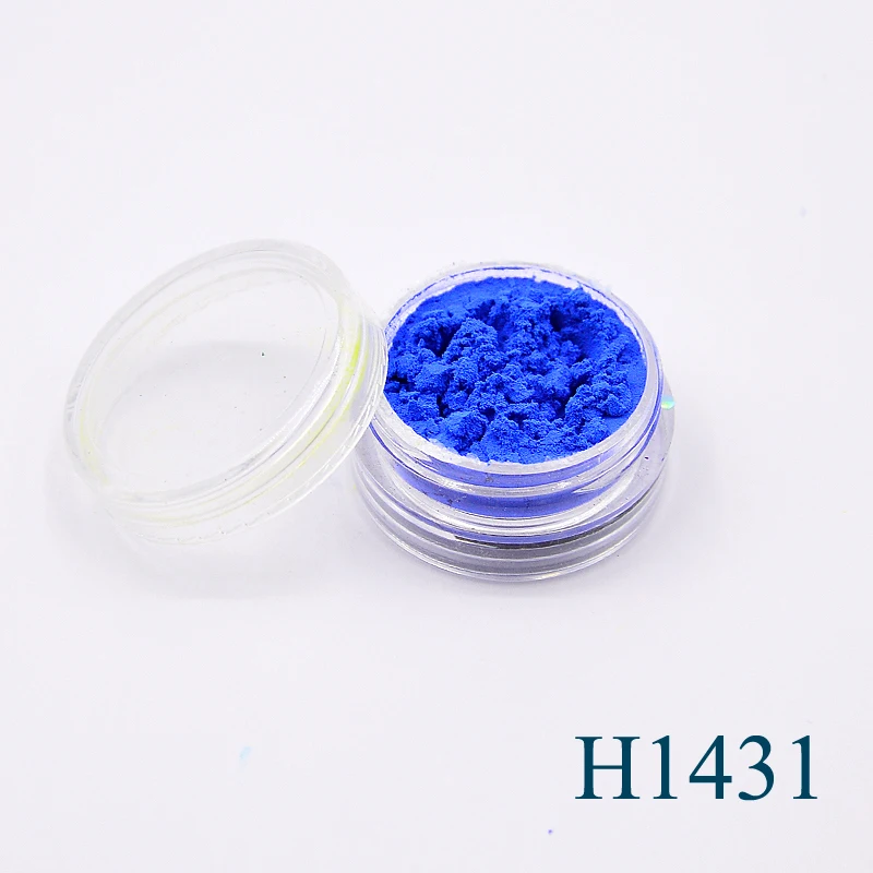 YWK 1 زجاجة الحرارية الصباغ 1 جرام درجة حرارة اللون تغيير المجسم مسمار بريق مسحوق مانيكير مسمار الفن التدرج مسحوق