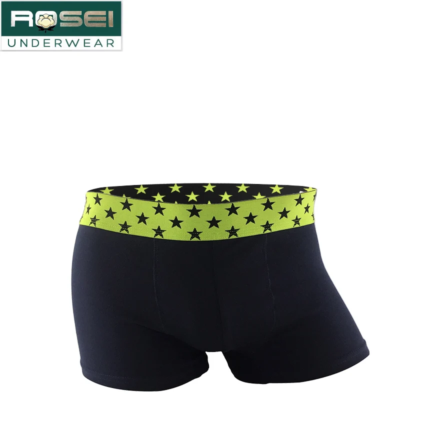 Уникальный дизайн дышащие хлопковые трусы боксеры мужское мягкое нижнее белье