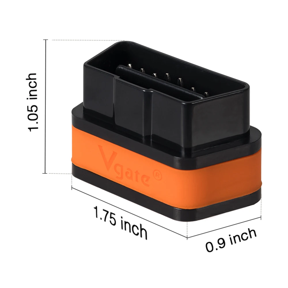 Vgate iCar2 ELM327 obd2 Bluetooth сканер elm 327 Wi-Fi диагностический инструмент для android/PC/IOS считыватель кодов+ 16-контактный удлинитель