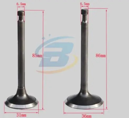 INTAKE&EXHAUST VALVES SET HONDA GX420 190F 0