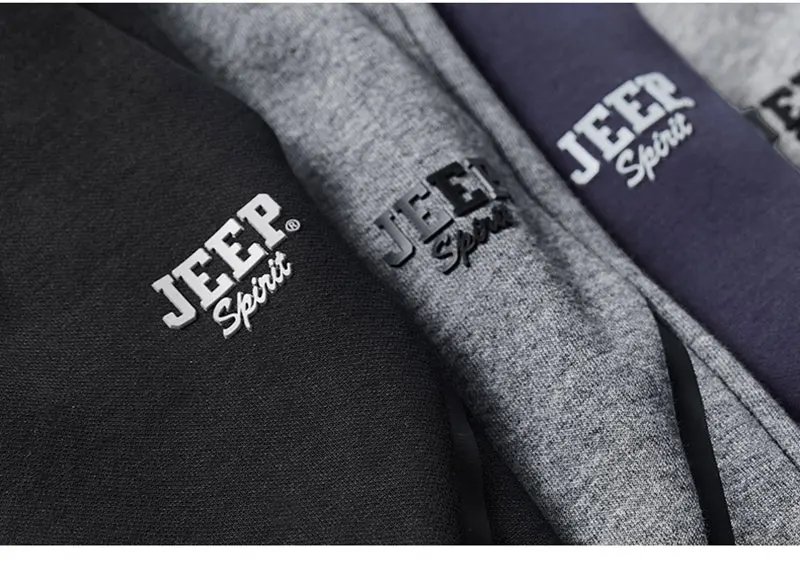 2019 New Spring Autumn JEEP Sweatpants Mens Casual Knitted Elastic Waist Cotton Pants Fashion High Quality Trousers Solid Colors (26)