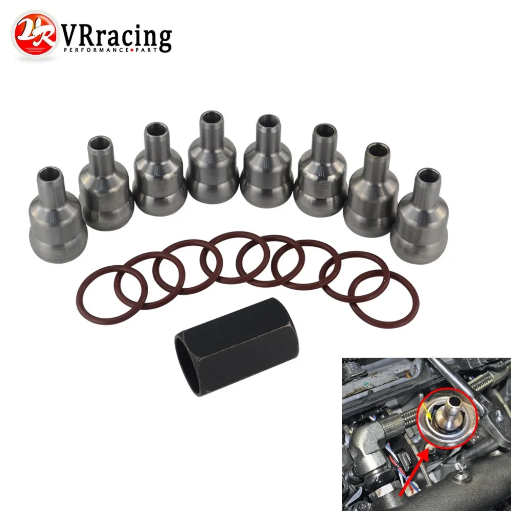

VR High Pressure Oil Rail Ball Tube Repair Kit with Tool & O-rings for Ford F-250/F-350 6.0L 03-10 Car Repair Tools VR-FRR01