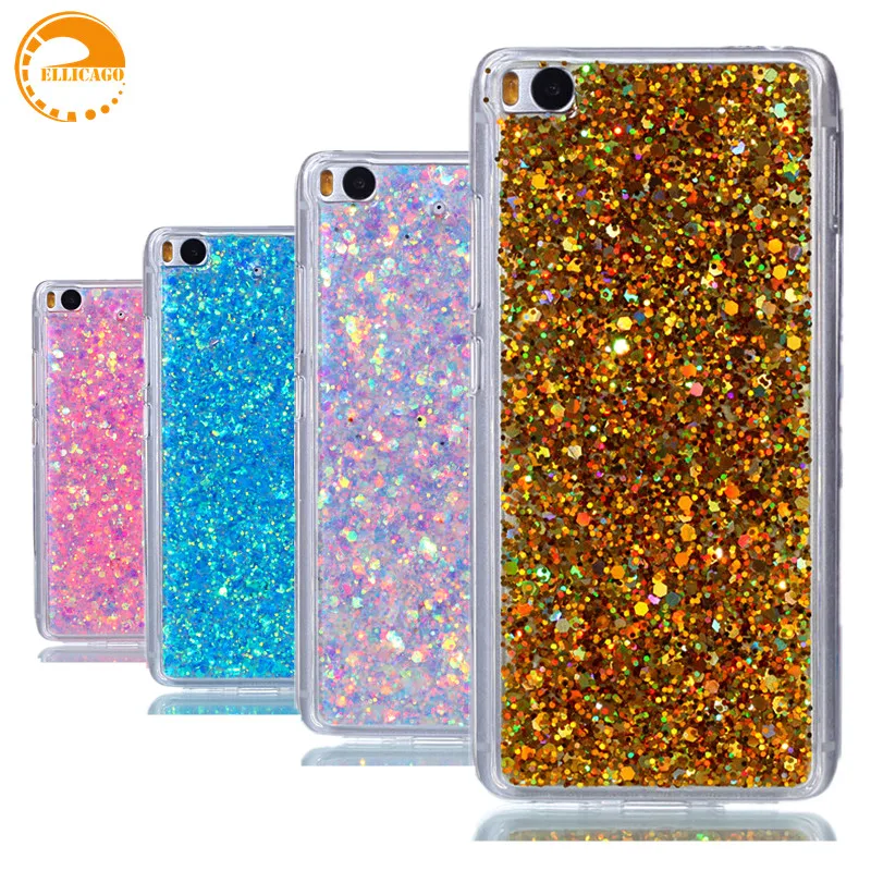 

Ellicago Xiaomi Mi 5S Case Luxury Bling Glitter Shiny Soft Cover Case For Xiaomi Mi5s Back Cover Xiaomi Mi5s coque fundas Case