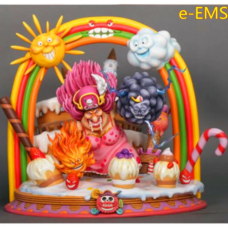 

Anime ONE PIECE New World Four Emperors Among Charlotte Linlin GK Resin Statue Action Figure Collection Model Toy G2591