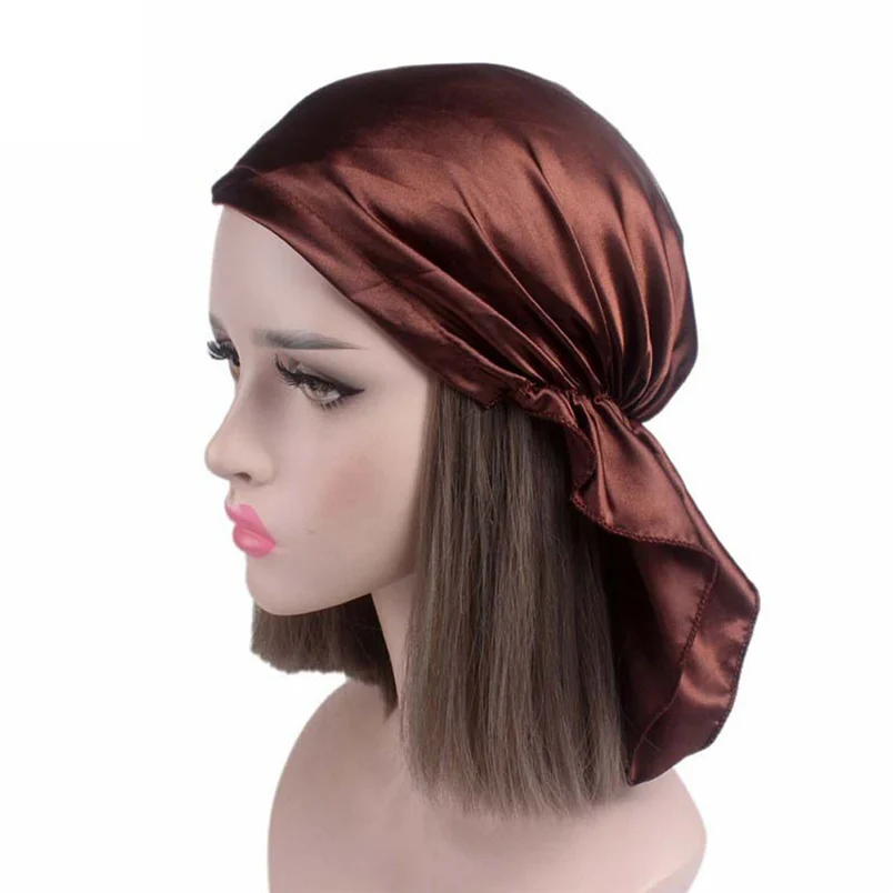 Women Summer  Hats Fashion Casual New Arrivals Cancer Chemo Hat Beanie Scarf Turban Head Wrap Cap Hot Sale Hats #J19 (4)