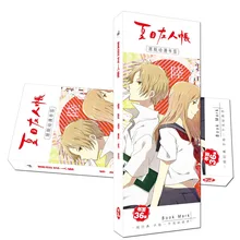 36 шт./компл. Natsume Бумага Закладка для книги канцелярские принадлежности закладки книжные держатели карты сообщения подарочные канцелярские товары