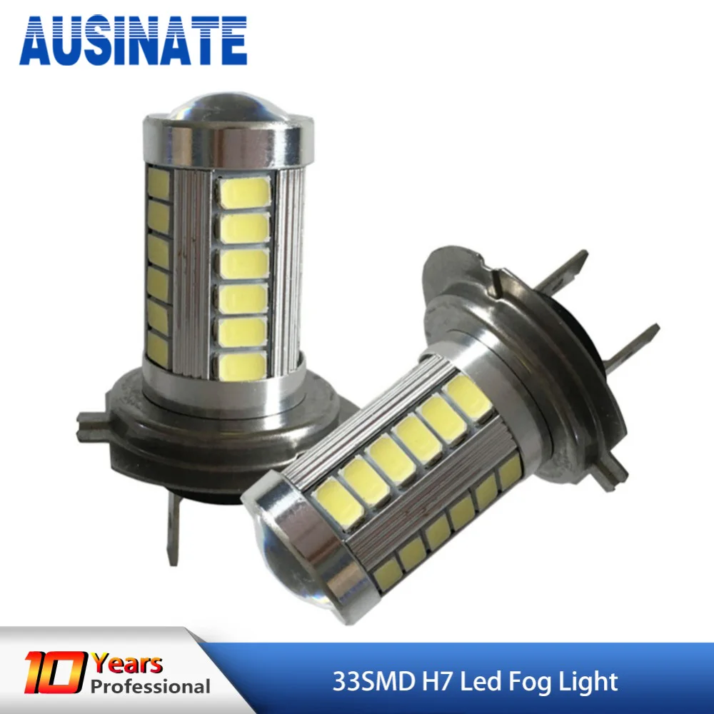 H7 LED 33SMD High Power Daylight Car LED Fog Driving Lights Automobile